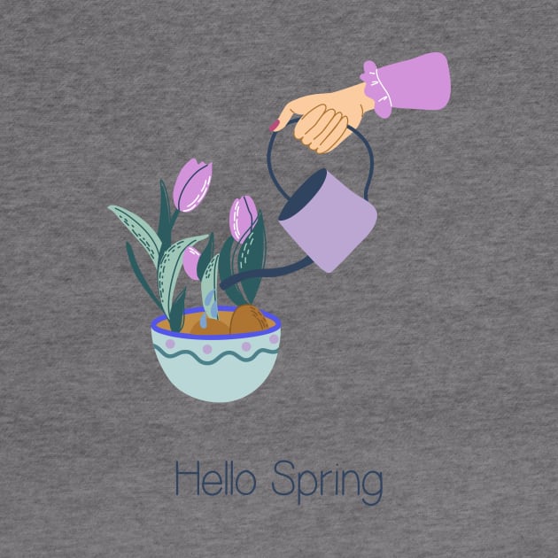Hello spring print by DanielK